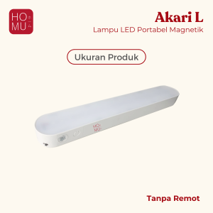 HOMU Akari L Magnetic Portable LED Light Lampu Panjang Tempel Magnet