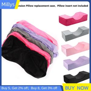 Millys 5 màu sắc lông mi mở rộng gối gối Bìa flannel ghép lông mi gối thay thế Bìa Lash gối bìa trang điểm quá