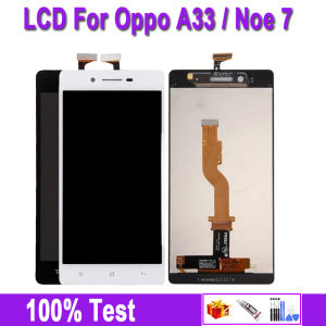 5.0 "จอแสดงผล LCD แบบสัมผัสหน้าจอ A33w Oppo A33หน้าจอ LCD สำหรับสำหรับ Oppo Neo 7จอแอลซีดีหน้าจอดิจิตอลสัมผัสเครื่องมือทดแทนกาว
