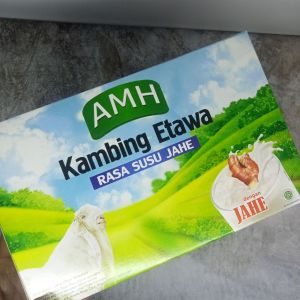 Susu Kambing Etawa Full Cream Plus Jahe Merah AMH ORIGINAL ( isi 10 Sachet)