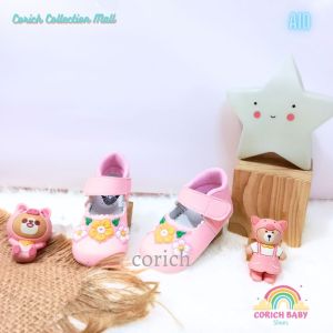 SEPATU BAYI - SEPATU BABY - SEPATU PREWALKER - A10 - SEPATU BALITA - SEPATU ANAK - ORIGINAL BRAND - CORICH BABY SHOES - BAYI USIA 0 - 11 BULAN - SEPATU SNEAKERS BAYI - BAYI BARU LAHIR - PEREMPUAN - BABY SHOES