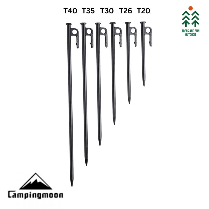 Campingmoon #S45C High quality Peg Carbon Steel Peg 15~40cm Camping peg ...