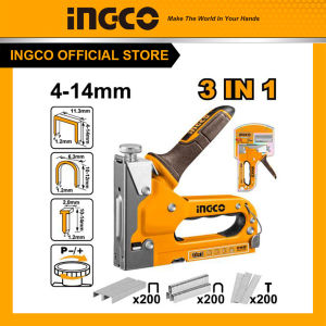 Kìm bấm ghim 3 trong 1 INGCO HSG1405 có kèm sẵn đinh ghim chính hãng