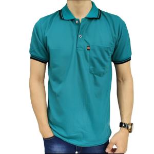 Liso wear - Kaos kerah pria polo shirt Hijau Tosca saku lengan pendek | atasan baju kaos seragam