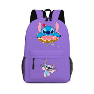 Cartoon Stitch Star Baby Schoolbags for Boys and Girls Childrens Printed Large Capacity Backpack Student Backpack