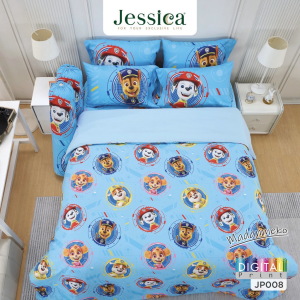 Jessica Digital Print ชุดผ้าปูที่นอน ขบวนการเจ้าตูบสี่ขา Paw Patrol JP008 #เจสสิกา หมา เจ้าตูบ พาวพาโทร