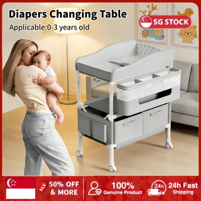 Portable Baby Changing TableDiaper Stand Baby Care Stand Diaper Table Baby Care Table Folding Multifunctional Baby Touch Table