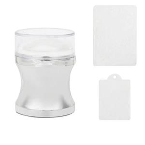 Vòng Jelly chuyển sơn stamper với móng tay pháp dụng cụ nghệ thuật làm móng tay Phễu hình dạng hình ảnh tấm stamper