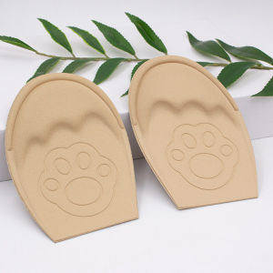 1คู่รองเท้าส้นสูงรองเท้าพื้นรองเท้ากันลื่นผู้หญิงเท้าครึ่งหน้าหนาขนาดปรับรองเท้าเบาะ