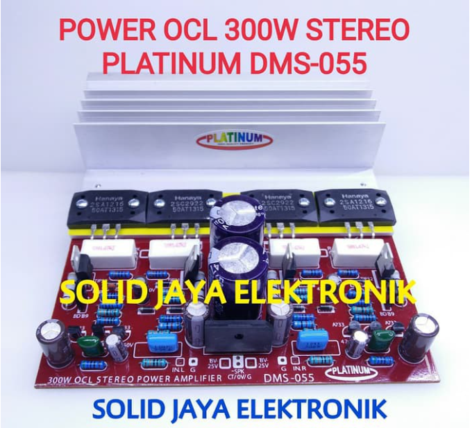 "PALING BANYAK DICARI" KIT POWER OCL STEREO 300W PLATINUM DMS 055 DMS