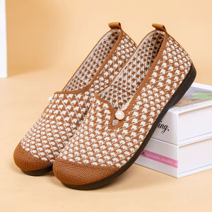 Free Shipping WomenS Spring And Autumn New Style Retro Soft-Soled Non-Slip Flat Shoes Comfortable And Casual Shoes For Middle-Aged And Elderly Women