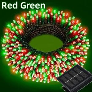INXX Christmas Light Outdoor Solar 12M LED Waterproof Holiday 2 Model Seasonal 100 LED Outdoor Solar Powered String Fairy Lights
