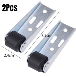 Heeman4u Stainless Steel Pulley Gate Caster Multi-function Door Support Moving Wheel Furniture Silent Side Mounted Directionakeluli tahan karat Pulley Gate Caster pelbagai fungsi pintu sokongan bergerak roda perabot sisi senyap dipasang Directiona不锈钢滑轮门