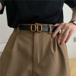 Thắt Lưng Cho Phụ Nữ 2.5Cm da thật Dây Thắt Lưng Cho Quần Jean quần âu Thời Trang Accessoies Cho Phụ Nữ Quà Tặng Cho Cô Hiện Nay Cho Cô Gái