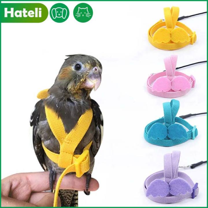 Cockatiel Bird Harness And Leash Adjustable Bird Harness With 80 Inch Leash, Outdoor Flying Kit Training  Rope For Birds Parrots Cockatiel