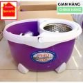 Bộ chổi lau nhà đa năng 360 độ Phú Gia mâm inox PG360-MS03. 