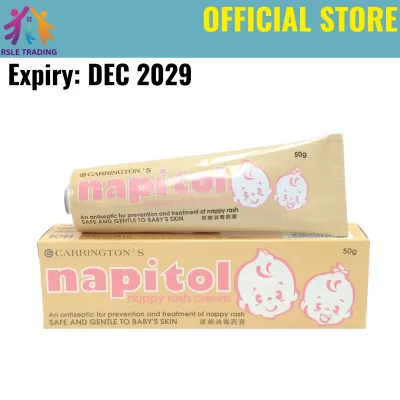 ICM Napitol 50g Nappy Rash Cream Gentle Protection for Baby Drapolene Alternative