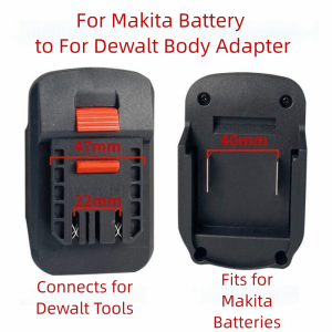 MINIYX 18V Lithium Battery Converter Plastic Converter Base 2 in 1 Battery Adapter Electrical Tool Accessory For Makita