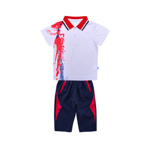 《501》 ชุดกีฬาฤดูใบไม้ผลิและฤดูร้อน Lanyang Beibei สไตล์จีนแดง ชุดนักเรียนมัธยมต้นและมัธยมปลาย เสื้อผ้าโรงเรียนเทรนด์ขายส่ง