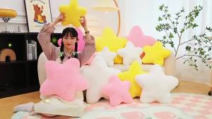 Star Pillow Soft Fluffy Sleeping Throw Cushion Sofa Couch Bed Decoration Pentagram Shape PP Cotton Stuffed Aesthetic Sofa Pillow