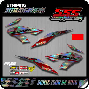 Stiker Striping Standar Hologram Honda Sonic 150R SE 2018