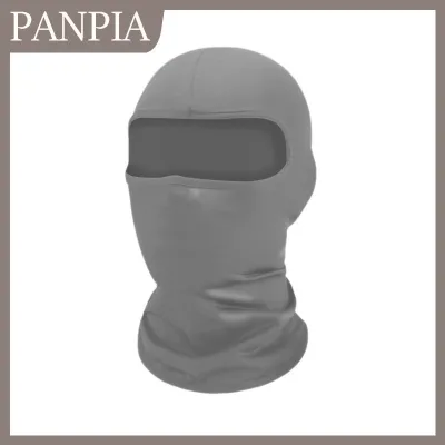 PANPIA หมวกขี่จักรยานระบายอากาศได้ดีสำหรับฤดูร้อนหมวกไหมพรมกันยูวีสำหรับผู้ชายหน้ากากแบบเต็มหน้าอุปกรณ์กีฬาระบายความร้อนสำหรับวิ่งมอเตอร์ไซค์