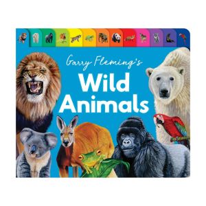 Wild Animals Of The World Board Book (Hardcover) To Learn With Beautiful Illustrations