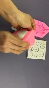 Hoa Tulip khuôn silicon Chảy Làm Cupcake Sô Cô La Thủ Công Mỹ Nghệ Làm Khuôn Nguồn Cung Cấp