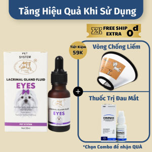 Lọ Siro Hết Chảy Nước Mắt Cho Chó Mèo Lacrimal Gland Fluid Eyes - Siro Uống Bổ Mắt Dành Cho Thú Cưng