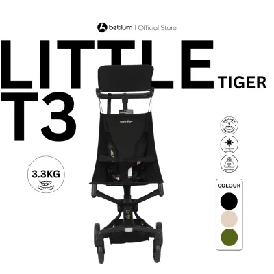 (Cannot Recline) Beblum x Little Tiger T3 super lightweight travel stroller