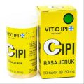 [2 Pcs] VIT C IPI - Vitamin C rasa Jeruk Isi 45 Tablet - Vit C Ipi Tablet Hisap  - Vitamin Cipi Rasa Jeruk - Vit C ipi Murah. 