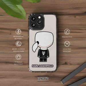 Case iPhone 11 12 XR 8 11 Pro X XS Case iPhone 7 Impact Case Clear Case Custom KARL KL017