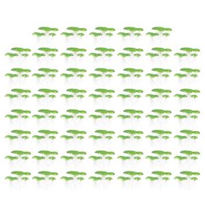54PCS Plastic Water Surfaces Floating Realistic Aquarium Decors Improves Habitat