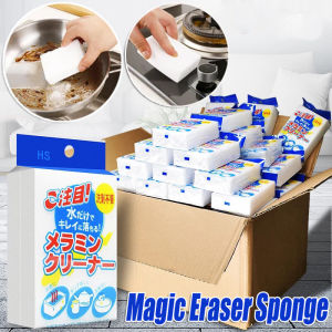 20Pcs Magic Eraser Sponge Multifunction Melamine Sponge Kitchen Pan Bowl Sponge Wipes White Cleaner Sponges Household Tableware Scrubbing Pad