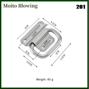 Moito Tủ trường hợp chuyến bay đồ nội thất vững chắc phần cứng gấp xử lý cho hộp công cụ thép không gỉ ngăn kéo tủ quần áo dễ dàng cài đặt