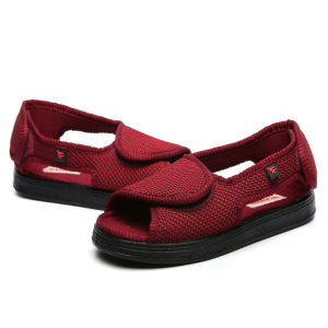 YCAMEL Women Or Men Diabetes Sandals Extra Wide Width Adjustable Diabetic Edema Slippers Fat Swollen Feet Walking Shoes Indoor/Outdoor Orthopedic Sandals