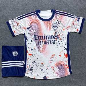 Bộ đồ đá banh câu lạc bộ Arsenal chất thun lạnh co giãn . bộ quần áo đá bóng câu lạc bộ Arsenal thoáng mát thấm hút mồ hôi