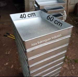 loyang 40x60x5cm / bakingtray jumbo / baking pan 60x40x5 cm/ loyang oven gas jumbo 60cm / loyang kue kering tebal /loyang nampan roti /loyangabi