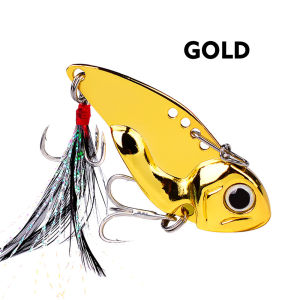 PROBEROS 1 Chiếc Mồi Câu Cá Lưỡi VIB Kim Loại Đúc Dài Mồi Rung Bionic 7G 11G Mồi Câu Chìm Dụng Cụ Câu Cá Bass DW398