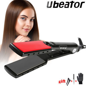 Máy Duỗi Tóc Chuyên Nghiệp Dụng Cụ Tạo Kiểu Duỗi Thẳng Keratin Tấm Rộng Nhiệt Độ Cao Sắt Phẳng Titan LED Dis