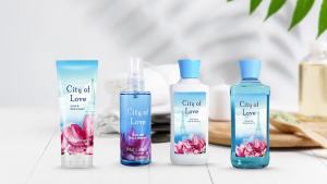Bath & Body Kit 3 Fl Oz Ideal Skincare Gift Home Spa Set Includes Body Lotion Shower Gel Body Cream and Fragrance Mist Birthday Mothers Valentines Day Gifts(City of Love)