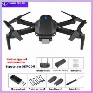 E88  Profesional HD Dual Camera  with Wide-Angle Head Remote  Airplane Toy Helicopter