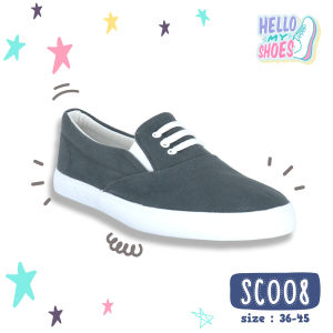 รองเท้าสลิปออน พื้นยางพารากันลื่น ขอบนุ่ม รุ่น SC008 สินค้าตรงปก จัดส่งไว แท้100%