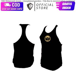 Baju Fitnes SInglet Fitnes Gym Binaraga Front Pose Stronger