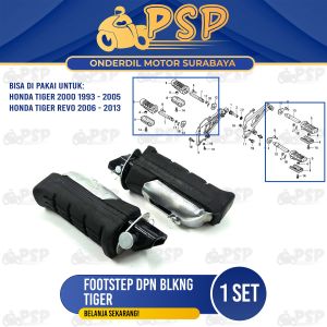 Footstep Depan / Belakang Tiger - Futstep Postep Barstep Pijakan Kaki Honda Tiger CW Tiger Revo
