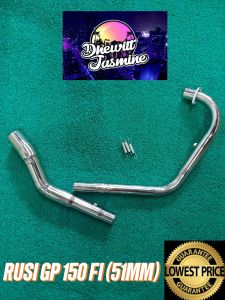Elbow stainless Rusi gp150 f.i 51mm