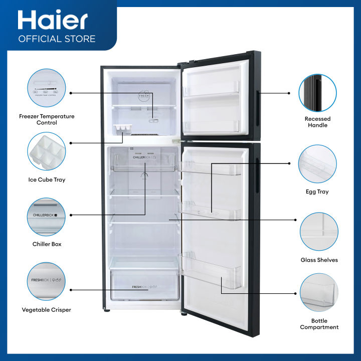 Haier%20HRF-IV290VNU%20(BS)%209.9%20cu.ft./283L%20Fresh%20Cooling%20Twin%20Inverter%20No%20Frost%20Two%20Door%20Refrigerator%20(Silver%20Black)%20-%20Image%203