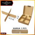 Kotak Kue | Dus Kue | Kotak Serbaguna | Kotak Murah Kraft 22x22x6 Box Packaging Polos|A1-14. 