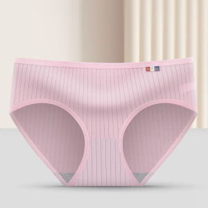 Lizida Comfortable Cotton File Antibacterial Womens Panties With Edging And Breathable Mid-waist Pure Cotton Panties