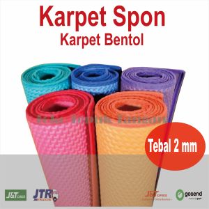 KARPET LANTAI BENTOL/KARPET SPONS MERCY/TIKAR SPONS MURAH